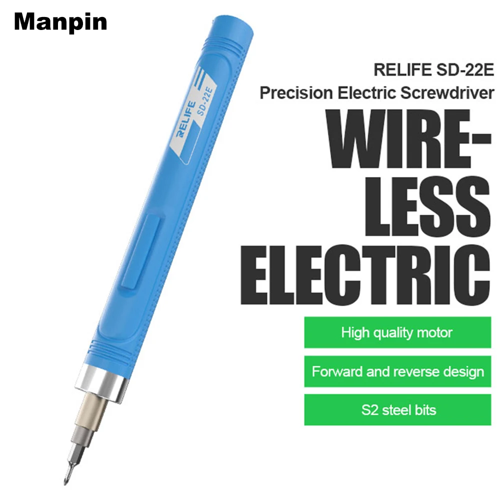 Wireless Electric Screwdriver S2 Steel Bits Strong Magnetic Adsorption Mobile Phone Computer Tablet Camera Watch Repair Tools
Wireless Electric Screwdriver S2 Steel Bits Strong Magnetic Adsorption Mobile Phone Computer Tablet Camera Watch Repair Tools