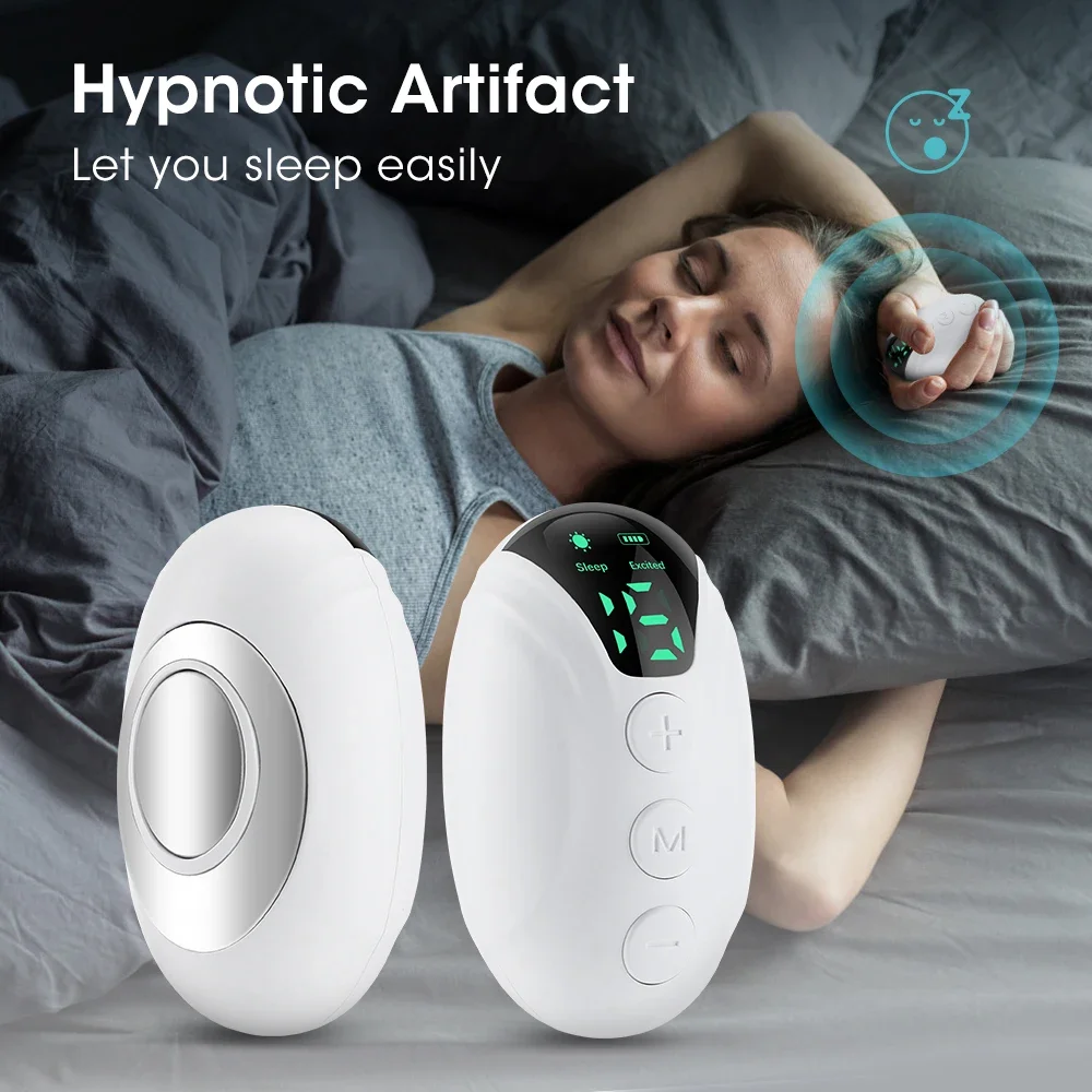 Handheld Sleep Device Mini Portable Sleep Aid Artifact Hypnosis Machine Help Sleep Smart EMS Pulse Stimulation USB Charging
Handheld Sleep Device Mini Portable Sleep Aid Artifact Hypnosis Machine Help Sleep Smart EMS Pulse Stimulation USB Charging
