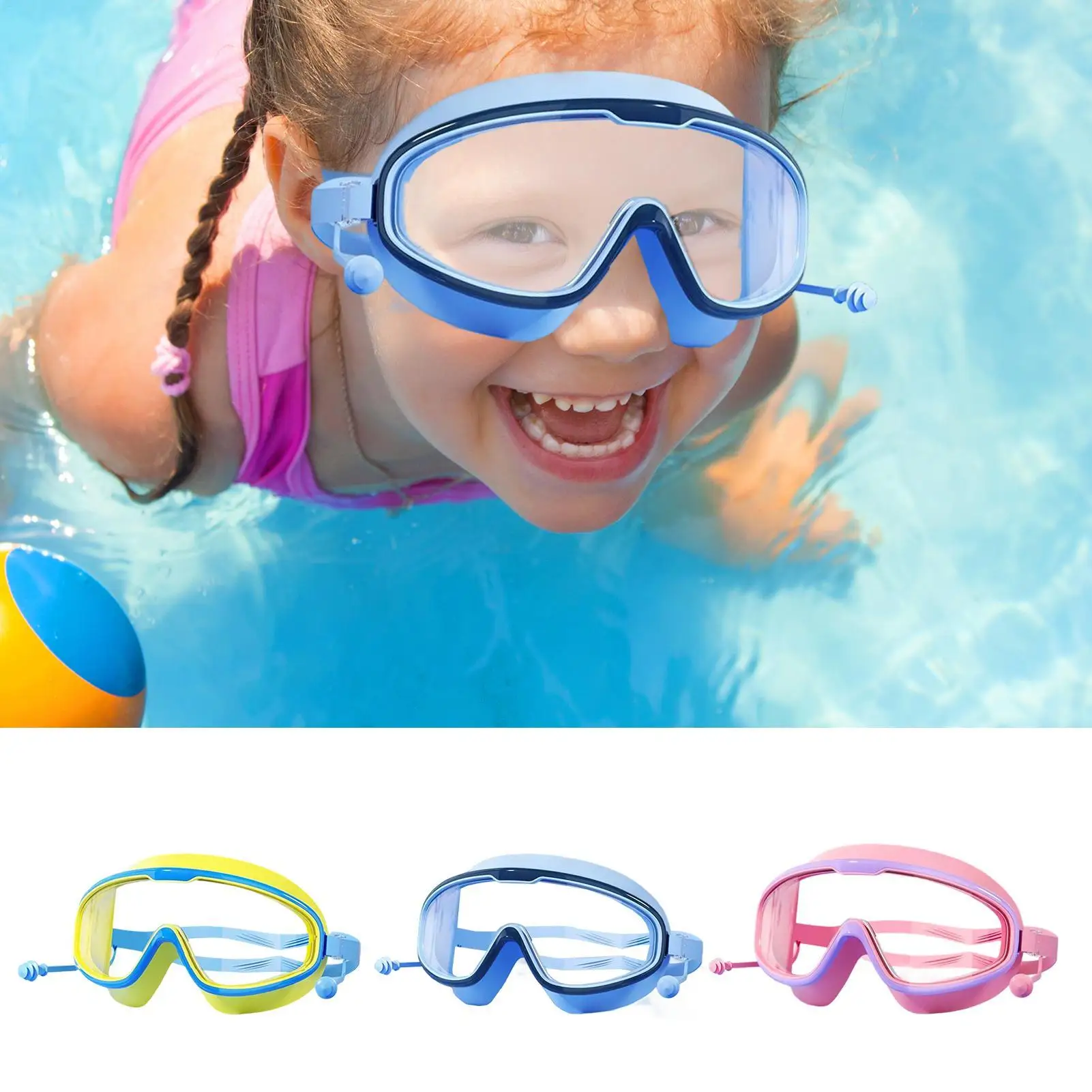 Противотуманные очки для плавания HD, большие оправы, очки для плавания с силиконовыми берушами, аксессуары для плавания в бассейне и пляже для мальчиков и девочек
Противотуманные очки для плавания HD, большие оправы, очки для плавания с силиконовыми берушами, аксессуары для плавания в бассейне и пляже для мальчиков и девочек