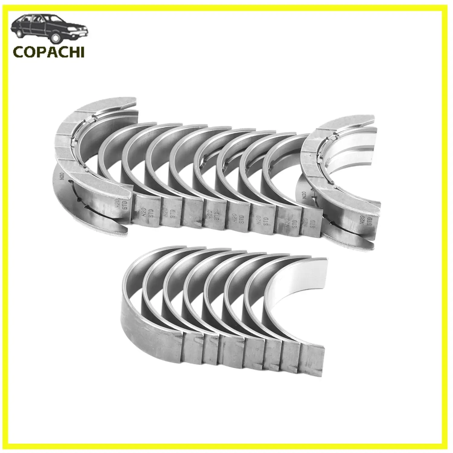 1 комплект основной подшипника шатуна и коленчатого вала, подходит для BMW F20 F22 F25 F26 F30 F34 2.0L, аксессуары для двигателя, запасные части
1 комплект основной подшипника шатуна и коленчатого вала, подходит для BMW F20 F22 F25 F26 F30 F34 2.0L, аксессуары для двигателя, запасные части