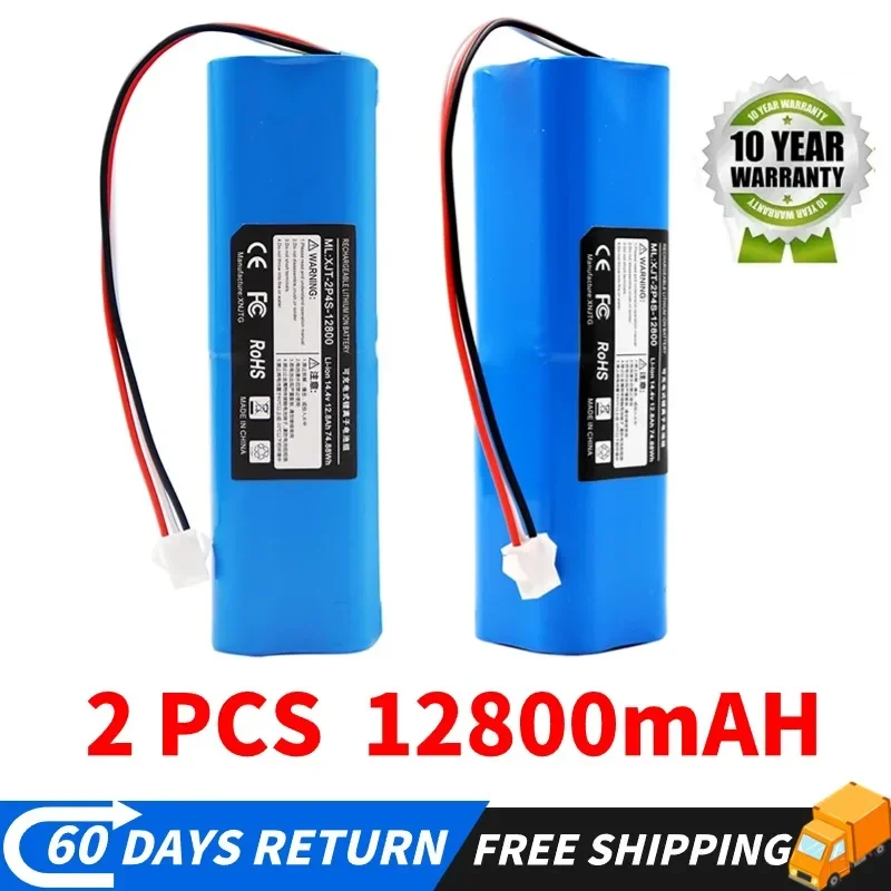 Genuine 12800mAh For XiaoMi Lydsto R1 Rechargeable Li-ion Battery Robot Vacuum Cleaner R1 Battery Pack with Capacity
Genuine 12800mAh For XiaoMi Lydsto R1 Rechargeable Li-ion Battery Robot Vacuum Cleaner R1 Battery Pack with Capacity