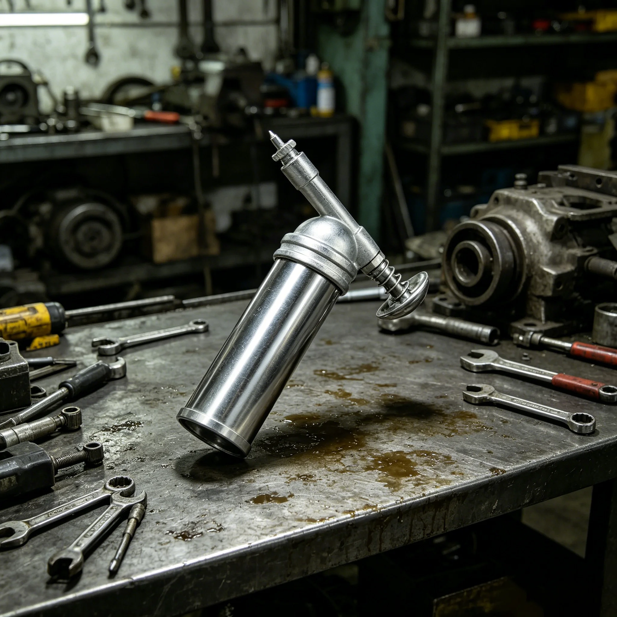 Handheld Mini Grease Gun Machine 80cc 1000PSI High Pressure Manual Oiler Hand Tool
Handheld Mini Grease Gun Machine 80cc 1000PSI High Pressure Manual Oiler Hand Tool
