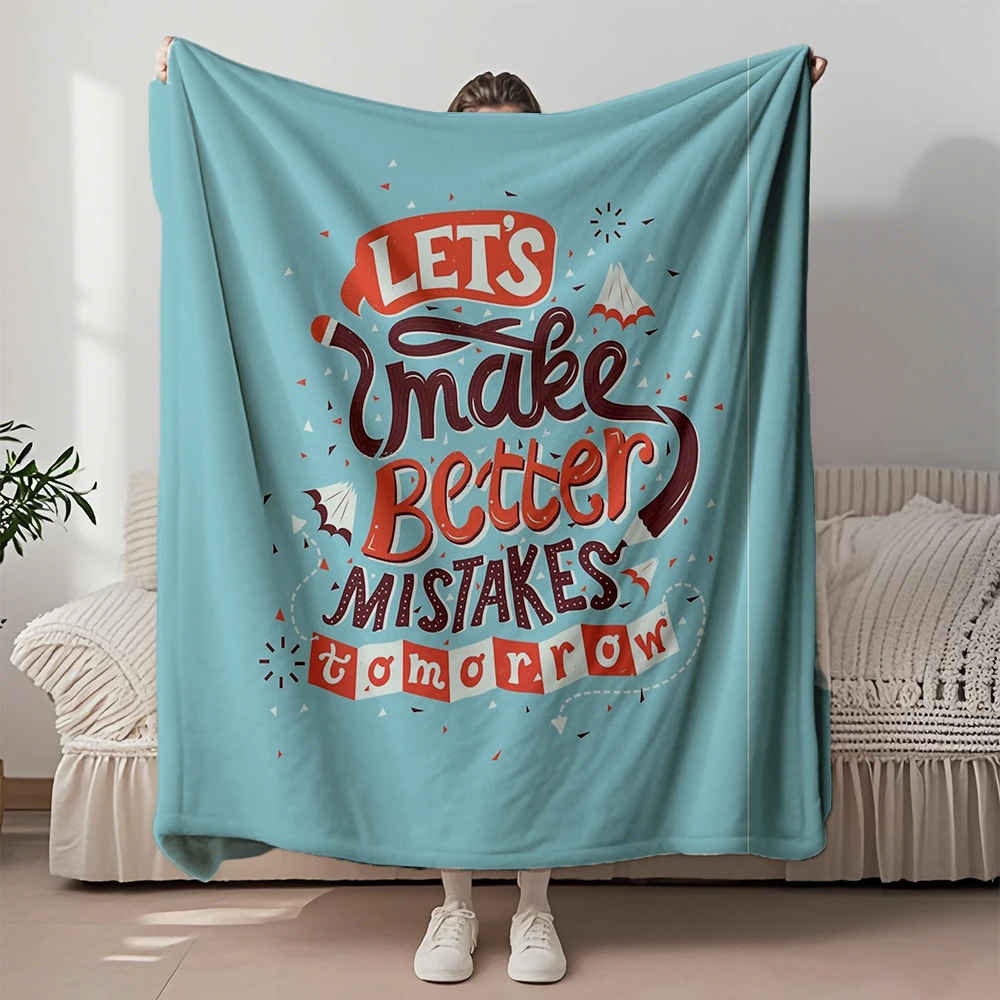 Flannel Soft Luxury Blanket Better Mistakes Reversible Blanket Coverlet Fade-resistant Odor-resistant Blankets Perfect For Pets
Flannel Soft Luxury Blanket Better Mistakes Reversible Blanket Coverlet Fade-resistant Odor-resistant Blankets Perfect For Pets