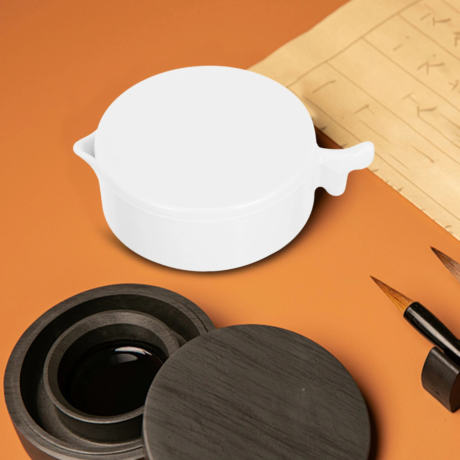 Inkstone With Lid 4 Inch Calligraphy Practice Accessories Brush Pen Rest Butterfly Set Shatter Resistant Portable Sumi Ink Dish
Inkstone With Lid 4 Inch Calligraphy Practice Accessories Brush Pen Rest Butterfly Set Shatter Resistant Portable Sumi Ink Dish