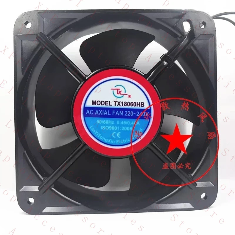 D 1PCS TX18060HB 18060 220V -240V 18CM Axial Cooling Fan
D 1PCS TX18060HB 18060 220V -240V 18CM Axial Cooling Fan