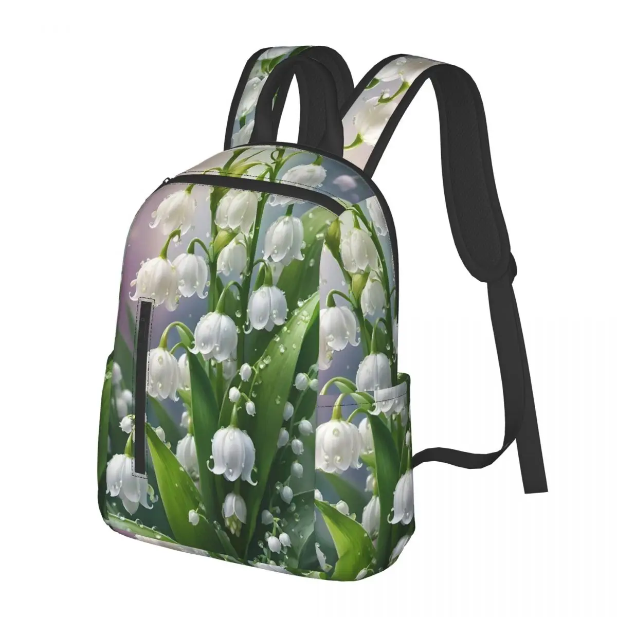 Vibrant Convallaria Pattern Student Backpack School Bag Hiking Travel Daypack for Men Women Bookbag Shoulder Bags
Vibrant Convallaria Pattern Student Backpack School Bag Hiking Travel Daypack for Men Women Bookbag Shoulder Bags
