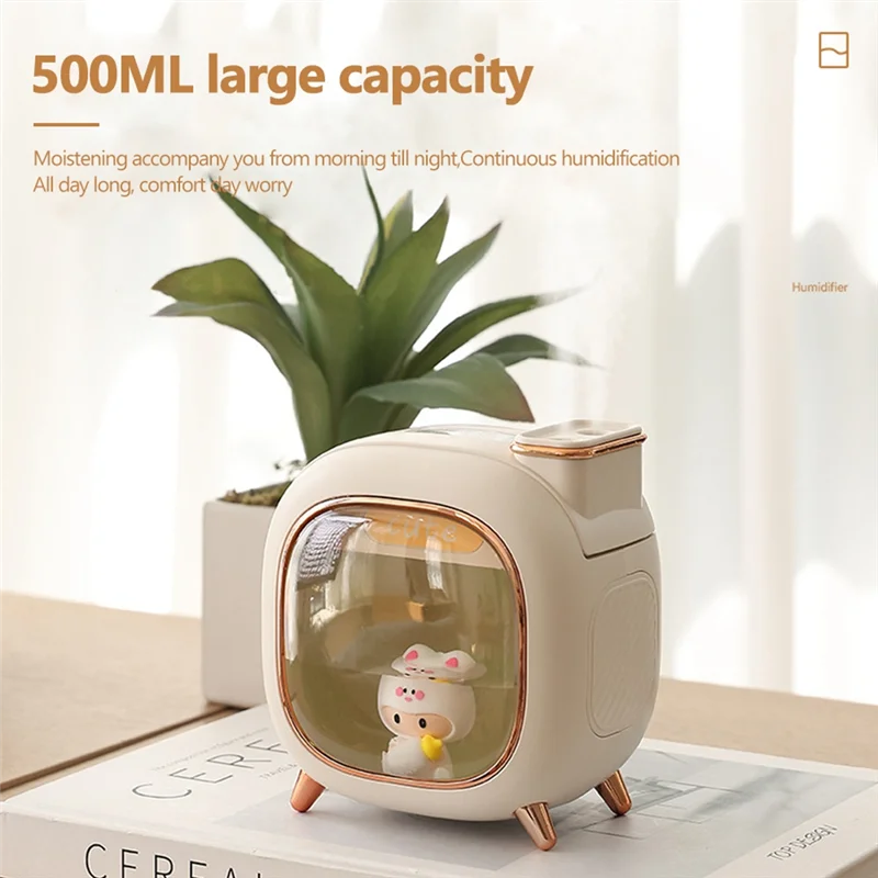 B82B-Увлажнитель воздуха с героями мультфильмов, 500 мл, большая емкость, ароматический диффузор эфирного масла, милые куклы, двойной спрей, красочные огни
B82B-Увлажнитель воздуха с героями мультфильмов, 500 мл, большая емкость, ароматический диффузор эфирного масла, милые куклы, двойной спрей, красочные огни
