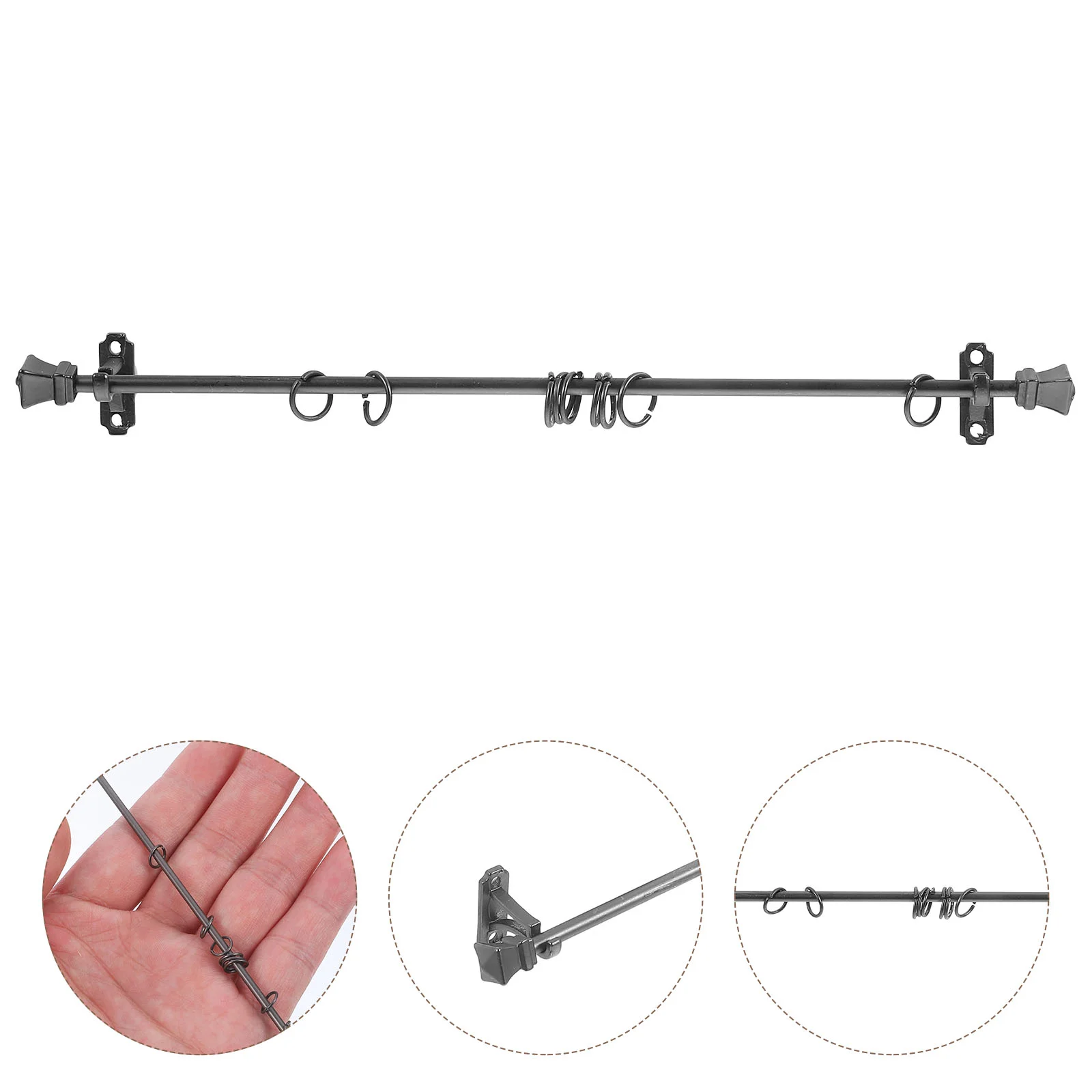 Dollhouse Curtain Rod Window Decorative Mini Tool for Kids Accessories Alloy Toy Photography Props Child Ornamental Model
Dollhouse Curtain Rod Window Decorative Mini Tool for Kids Accessories Alloy Toy Photography Props Child Ornamental Model