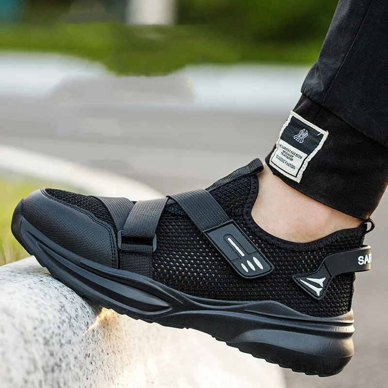 men fashion breathable steel toe caps work shoes summer safety boots brand designer worker security sneakers protective footwear
men fashion breathable steel toe caps work shoes summer safety boots brand designer worker security sneakers protective footwear