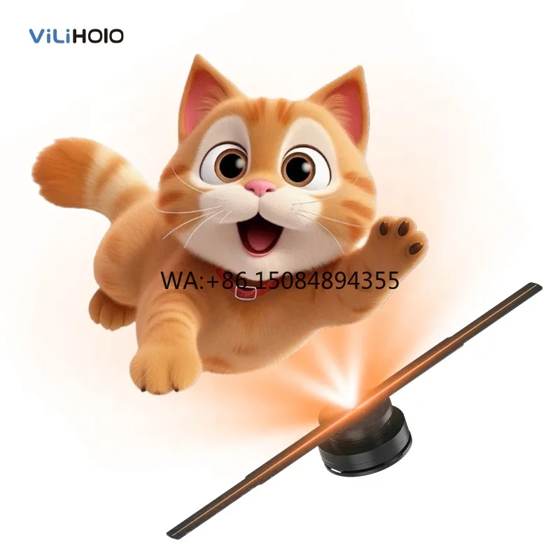 42CM Outdoor 3D Hologram Projector Fan 384 LED Beads High Brightness Display Screen for Advertising Light Box Digital Signage
42CM Outdoor 3D Hologram Projector Fan 384 LED Beads High Brightness Display Screen for Advertising Light Box Digital Signage