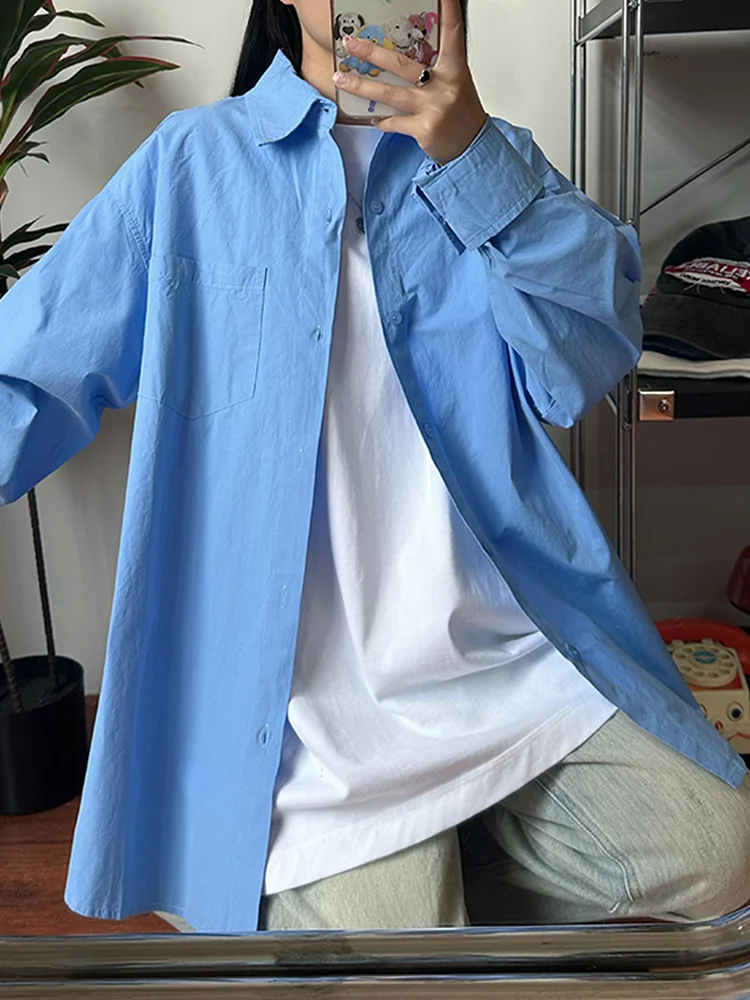 Casual Long Sve Men's irt Commute Sle Loose Fit Sun Protection Faion Brand Couple's Outerwear Youth ular Cotton
Casual Long Sve Men's irt Commute Sle Loose Fit Sun Protection Faion Brand Couple's Outerwear Youth ular Cotton