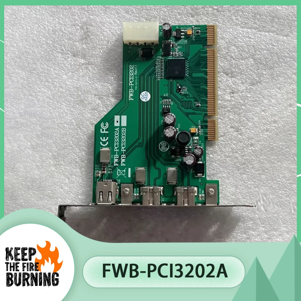 FWB-PCI3202A Rev: 1,1 для промышленной камеры IOI, карта сбора 1394A/B, карта сбора PCI3202A
FWB-PCI3202A Rev: 1,1 для промышленной камеры IOI, карта сбора 1394A/B, карта сбора PCI3202A