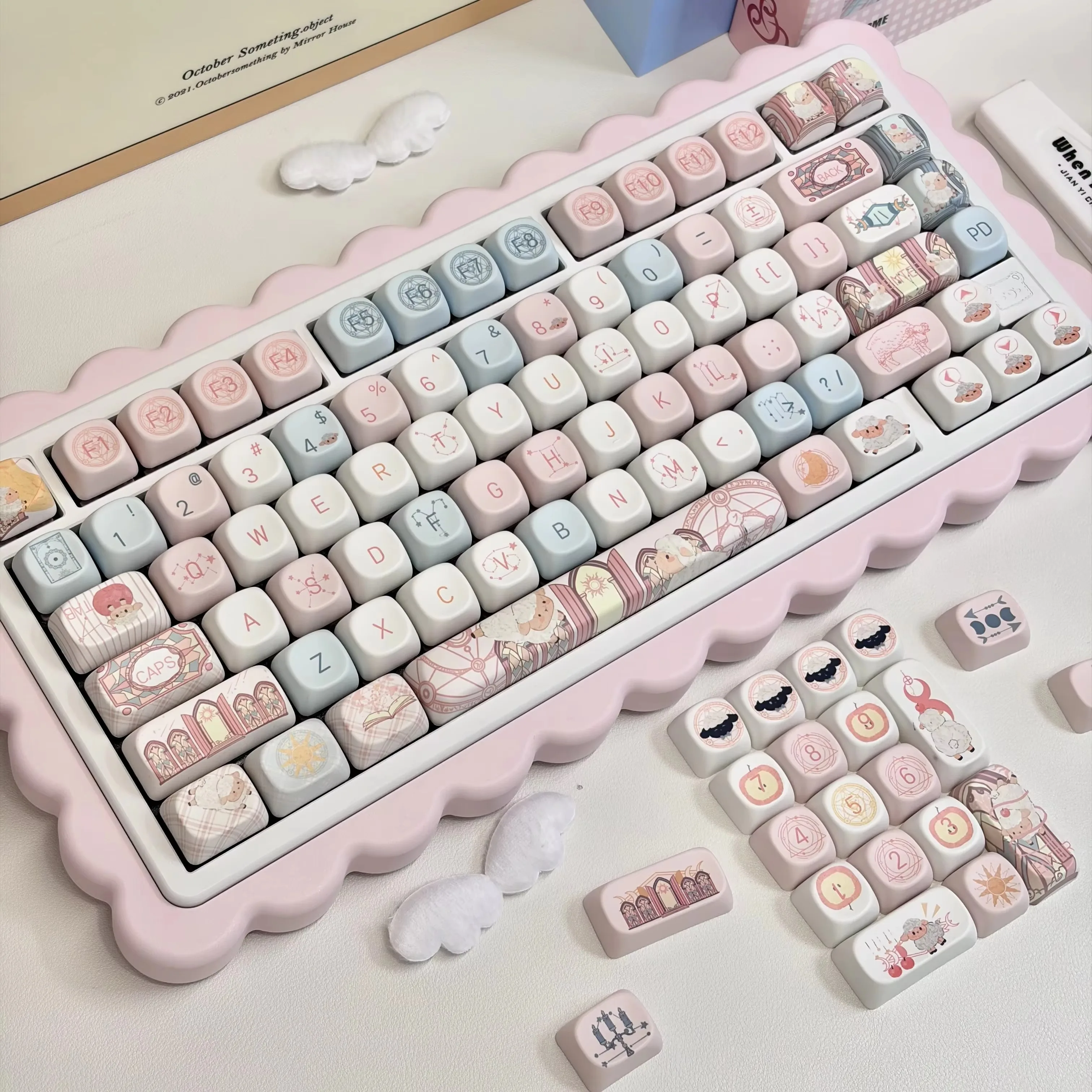 Lamb Hello ignore MOA height 95 114 keys sublimation mechanical keyboard keycaps
Lamb Hello ignore MOA height 95 114 keys sublimation mechanical keyboard keycaps