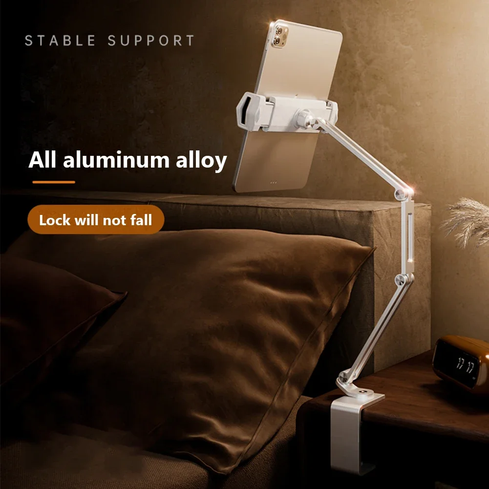 Mobile Phone Holder Foldable Arm Bracket 360 Adjustable Cell Phone Tablet Clip Lazy Desktop Mount Support Stand for 4-13 inches
Mobile Phone Holder Foldable Arm Bracket 360 Adjustable Cell Phone Tablet Clip Lazy Desktop Mount Support Stand for 4-13 inches
