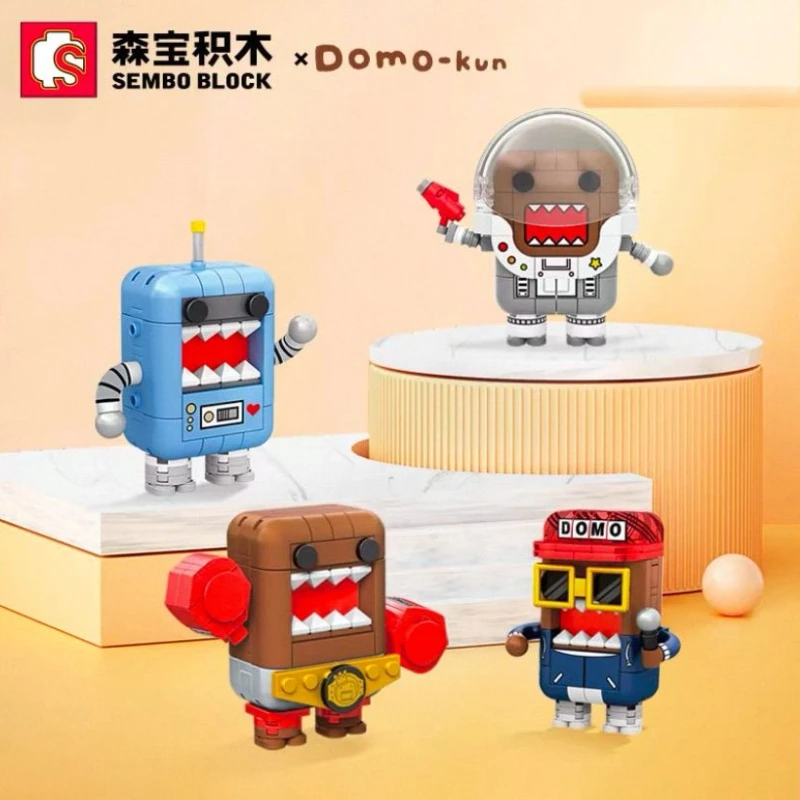 SEMBO BLOCK Domo-kun Boxer astronaut anime model Kawaii suit figure educational children's toy birthday Holiday gift
SEMBO BLOCK Domo-kun Boxer astronaut anime model Kawaii suit figure educational children's toy birthday Holiday gift
