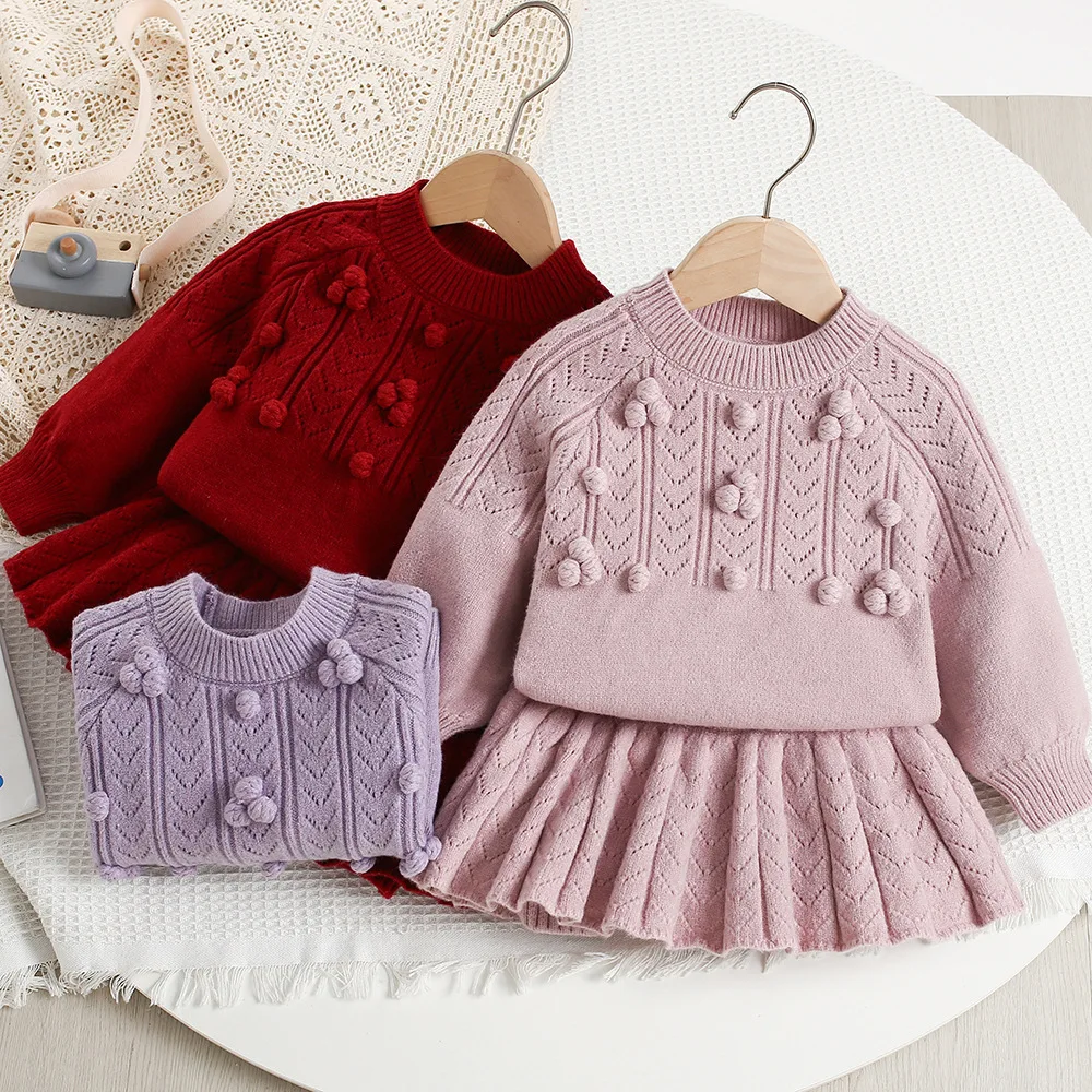 Girls Dress Clothes Sets Spring Autumn Children Woolen Jersey Sweaters Tops Skirts Kids Princess Suit For Baby Outfits Knitted 6
Girls Dress Clothes Sets Spring Autumn Children Woolen Jersey Sweaters Tops Skirts Kids Princess Suit For Baby Outfits Knitted 6