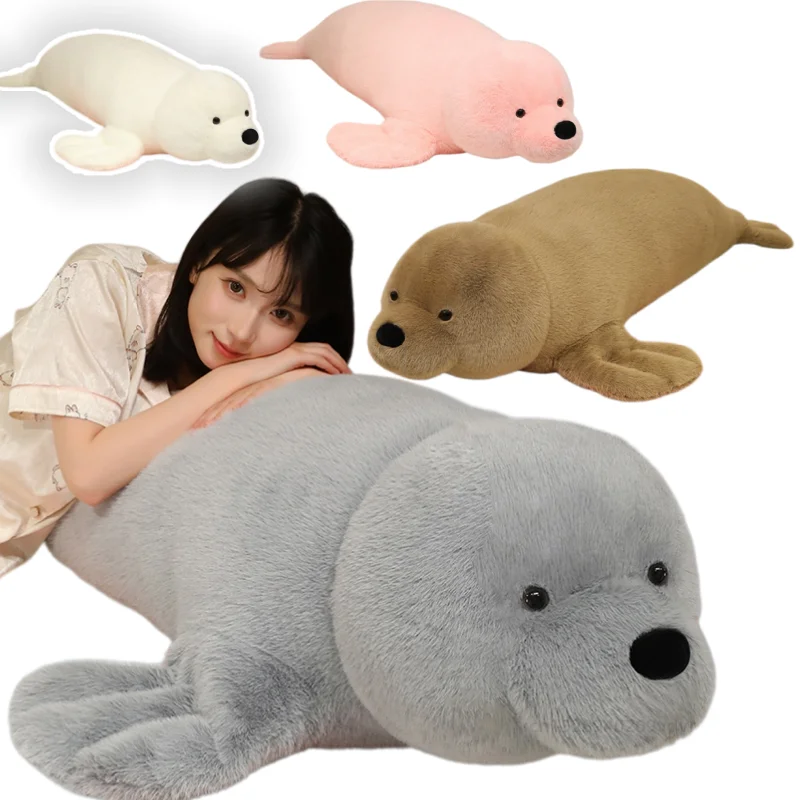 80/100cm Adorable Seal Plush Toy Animals Soft Baby Comforting Figurine Pillow Marine Organisms Baby Birthday Gifts Home Decor
80/100cm Adorable Seal Plush Toy Animals Soft Baby Comforting Figurine Pillow Marine Organisms Baby Birthday Gifts Home Decor