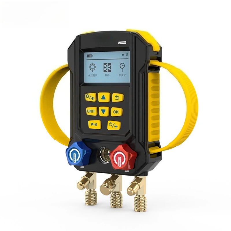 LM160 Automotive Refrigerant Pressure Gauge Air Condition Maintenance Pressurized Refrigeration Vacuum Electronic Pressure Gauge
LM160 Automotive Refrigerant Pressure Gauge Air Condition Maintenance Pressurized Refrigeration Vacuum Electronic Pressure Gauge