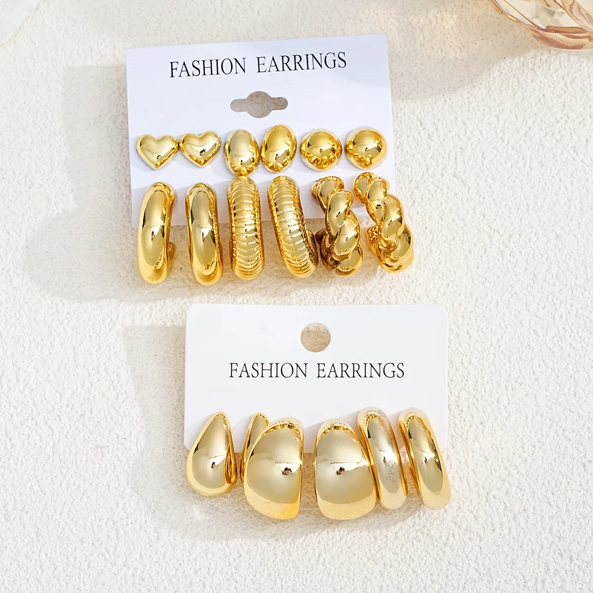 Fashion Premium Earrings, Love Water Drops, A Few Earrings Set, CCB Twist Earrings 9-piece Set
Fashion Premium Earrings, Love Water Drops, A Few Earrings Set, CCB Twist Earrings 9-piece Set