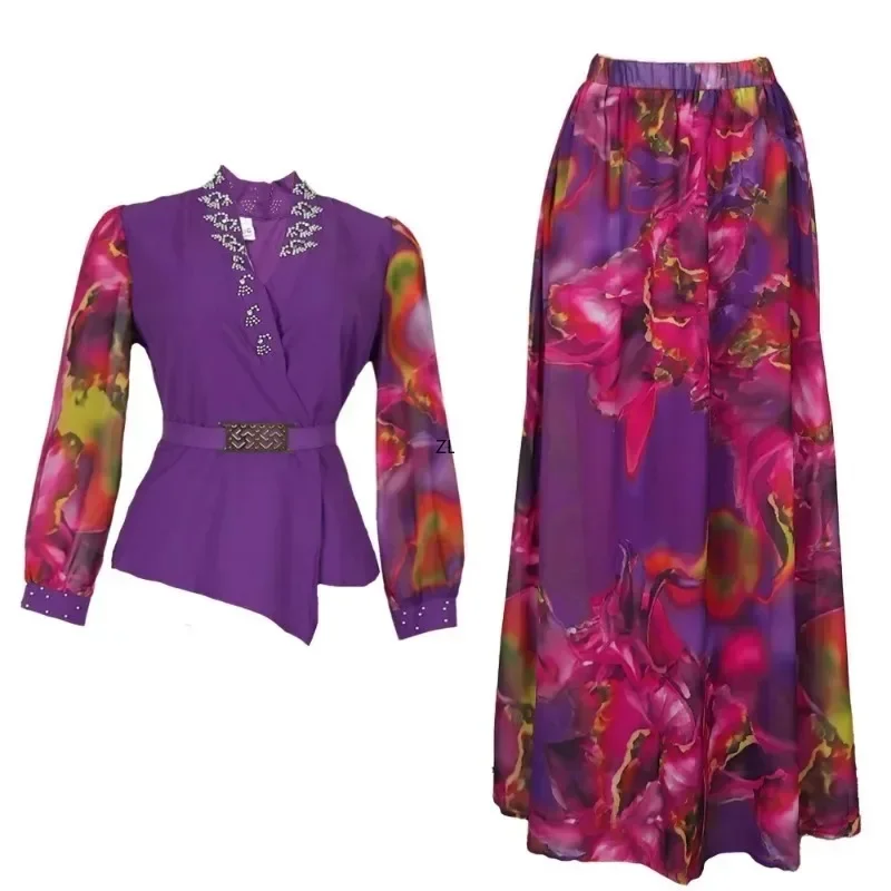 African Clothes for Women 2 PCS Sets Tops And Skirts Suits Dashiki Ankara Turkey Outfits Gown Plus Size Wedding Party Dresses
African Clothes for Women 2 PCS Sets Tops And Skirts Suits Dashiki Ankara Turkey Outfits Gown Plus Size Wedding Party Dresses