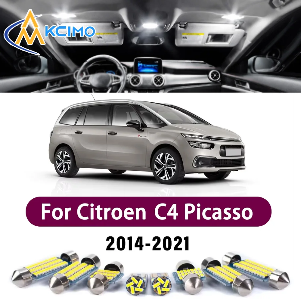 For Citroen C4 Picasso Grand Picasso MK2 II 2014-2021 LED Interior Light Dome Map Lamp White Blue Car Accessories
For Citroen C4 Picasso Grand Picasso MK2 II 2014-2021 LED Interior Light Dome Map Lamp White Blue Car Accessories