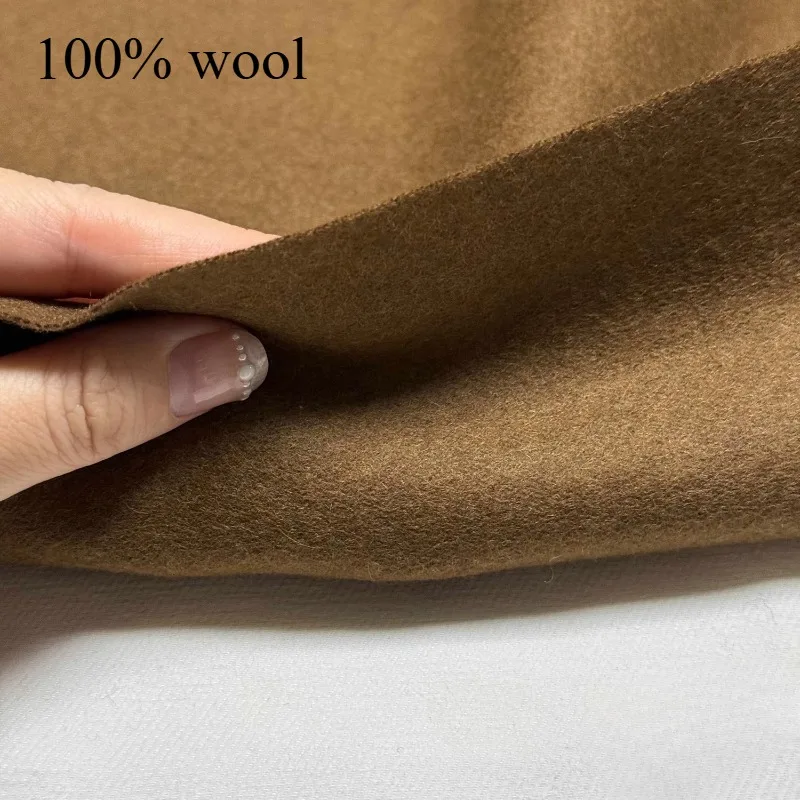 1Meter 100% Wool Caramel Color Thick Knitted Wool Fabric Autumn and Winter Pants Skirt Jacket Sweater Wool Slightly Elastic
1Meter 100% Wool Caramel Color Thick Knitted Wool Fabric Autumn and Winter Pants Skirt Jacket Sweater Wool Slightly Elastic