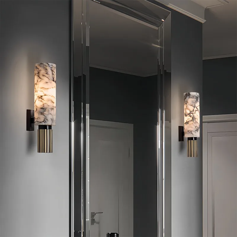 Spanish Natural Marble Wall Lamp Nordic Minimalist Long Strip Copper Indoor Villa Courtyard Hotel Room Decoration Bracket Light
Spanish Natural Marble Wall Lamp Nordic Minimalist Long Strip Copper Indoor Villa Courtyard Hotel Room Decoration Bracket Light