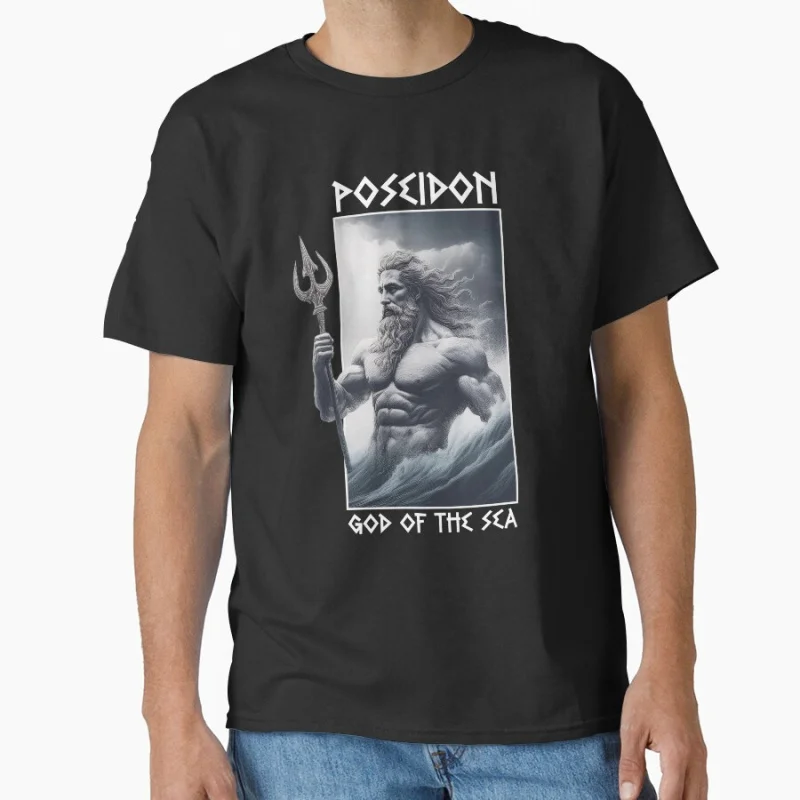 Poseidon Greek god physique Gift Short-sleeve crewneck T-shirt for men large size Adult Tops S-6xl
Poseidon Greek god physique Gift Short-sleeve crewneck T-shirt for men large size Adult Tops S-6xl