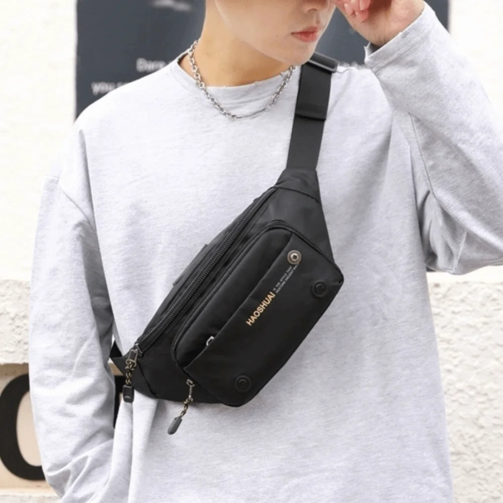 Casual Nylon Men Waist Bag Multi-functional Large Capacity Sports Fanny Pack Wear Resistant Adjustable Strap Chest Bag Climb
Casual Nylon Men Waist Bag Multi-functional Large Capacity Sports Fanny Pack Wear Resistant Adjustable Strap Chest Bag Climb