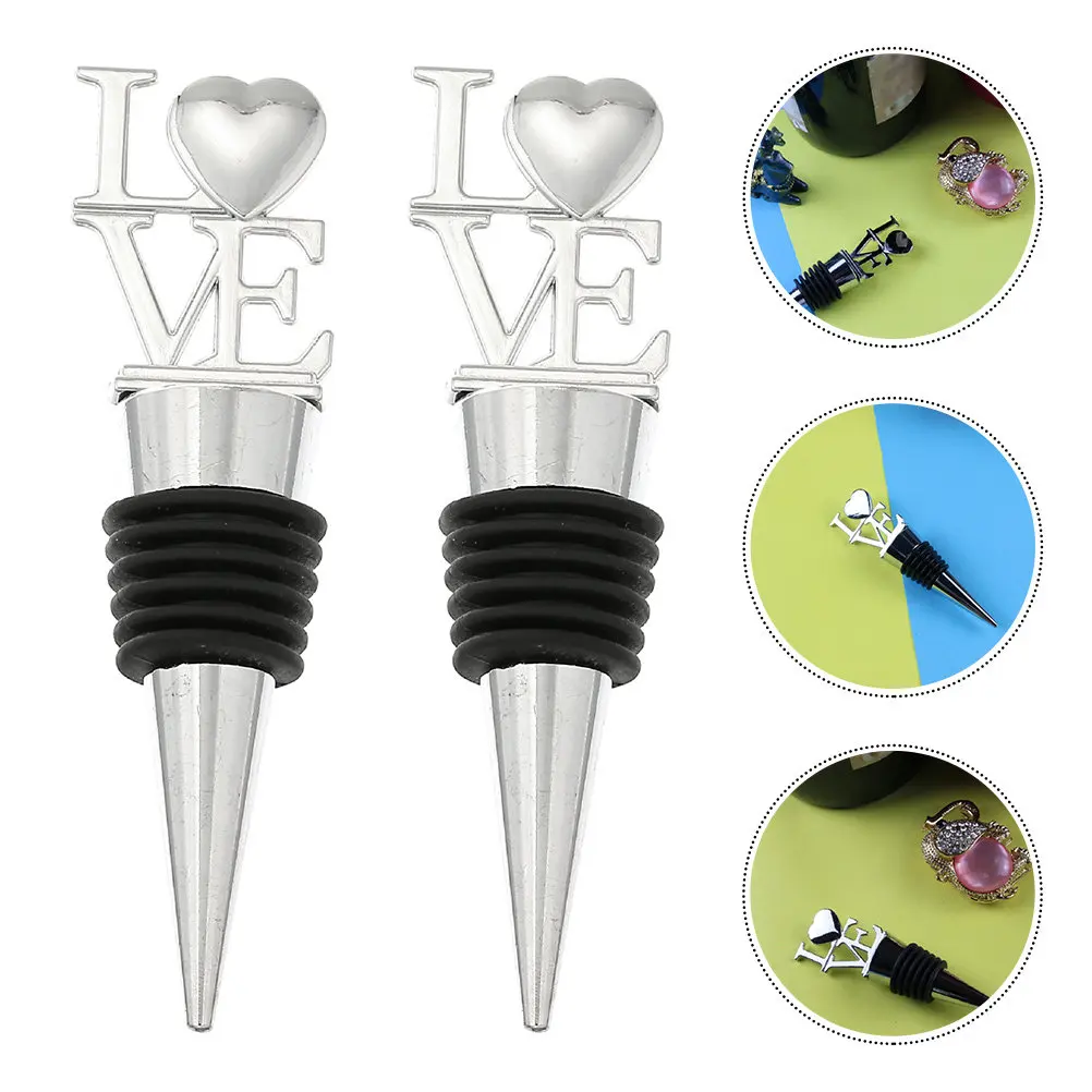 2Pcs Zinc Alloy Wine Bottle Stopper Creative Bottle Plug Sealing Tool for Wine Beer Drinks Stopper Sealing Plug
2Pcs Zinc Alloy Wine Bottle Stopper Creative Bottle Plug Sealing Tool for Wine Beer Drinks Stopper Sealing Plug