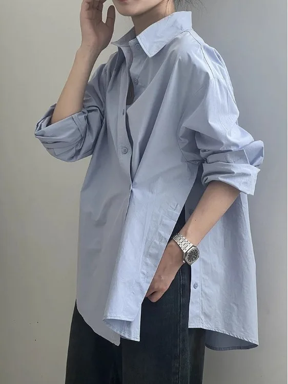 Loose Long Sleeve Women's Shirt Spring 2026 Japanese Style plus Size Fashionable Casual Cotton Top Breathable Comfortable
Loose Long Sleeve Women's Shirt Spring 2026 Japanese Style plus Size Fashionable Casual Cotton Top Breathable Comfortable