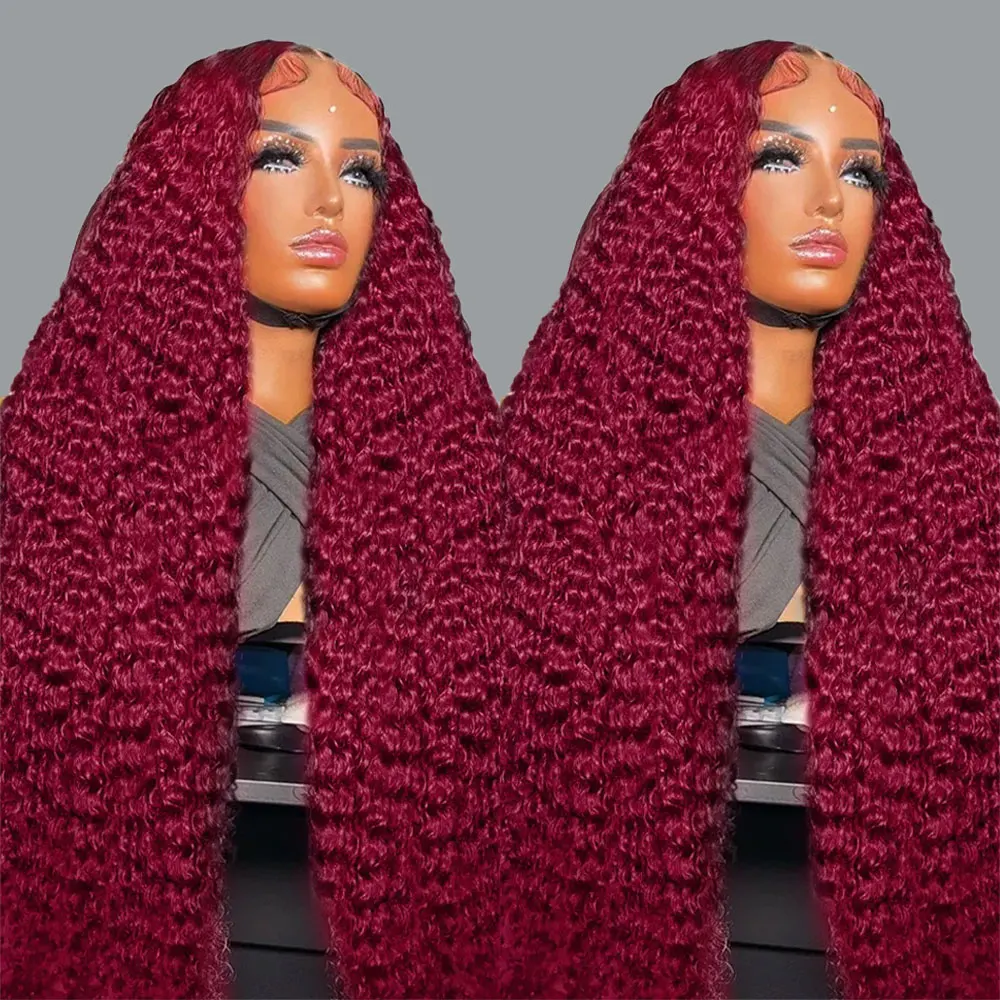 99j Burgundy Red Colored Deep Wave 7x5 Lace Frontal Human Hair Wig Glueless Wig Human Hair Ready To Wear Raw Hair Wig For Women
99j Burgundy Red Colored Deep Wave 7x5 Lace Frontal Human Hair Wig Glueless Wig Human Hair Ready To Wear Raw Hair Wig For Women