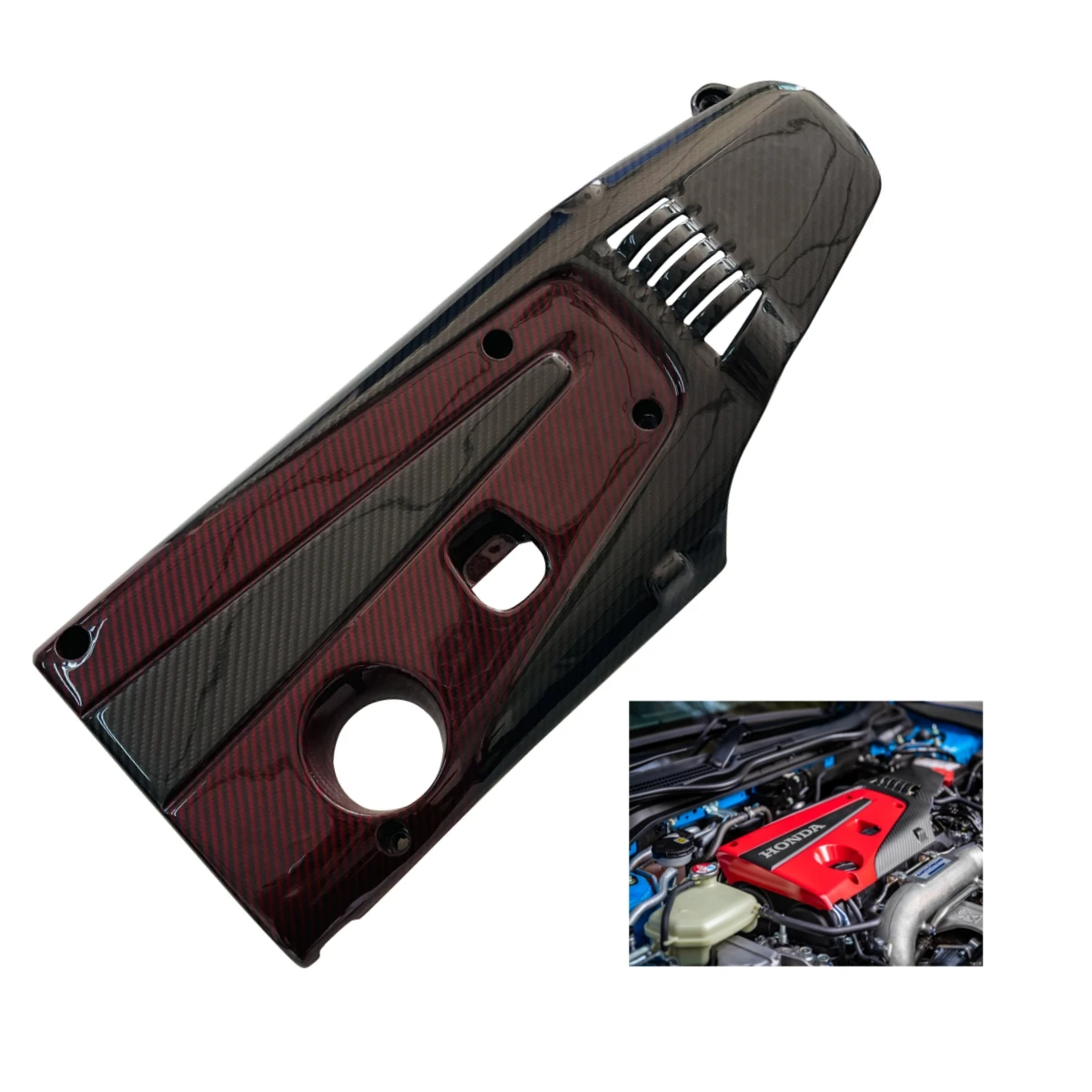 Carbon Fiber Engine Cover for 2017-2021 Honda Civic Type R FK8
Carbon Fiber Engine Cover for 2017-2021 Honda Civic Type R FK8