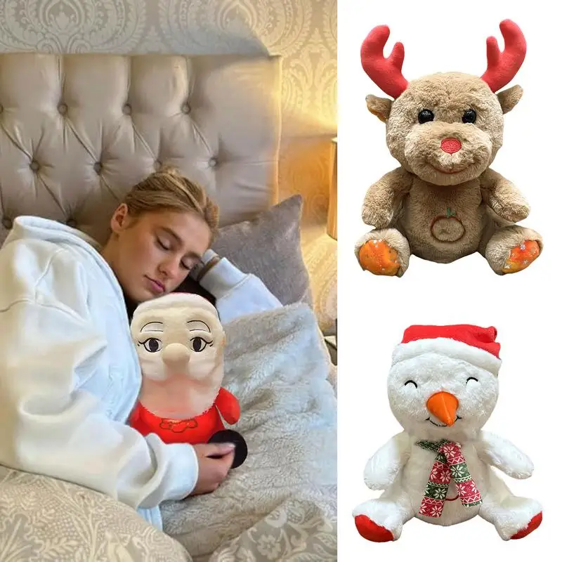 Christmas Plush Toy Santa Claus Elk Snowman Music Lights Christmas Plush Stuffed Animal Ornament Soft Holiday Pillow For Sofa
Christmas Plush Toy Santa Claus Elk Snowman Music Lights Christmas Plush Stuffed Animal Ornament Soft Holiday Pillow For Sofa