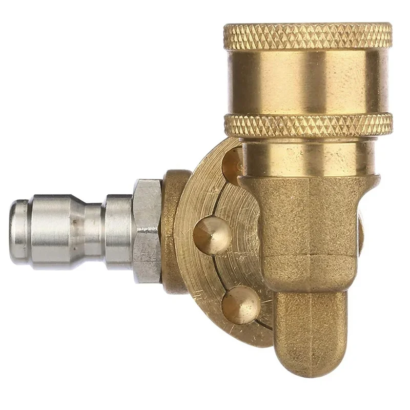 180° Swivel Joint High Pressure Washer Wash Water Nozzle 1/4 Quick Connection For Cleaning Car Wash Machine Parts
180° Swivel Joint High Pressure Washer Wash Water Nozzle 1/4 Quick Connection For Cleaning Car Wash Machine Parts