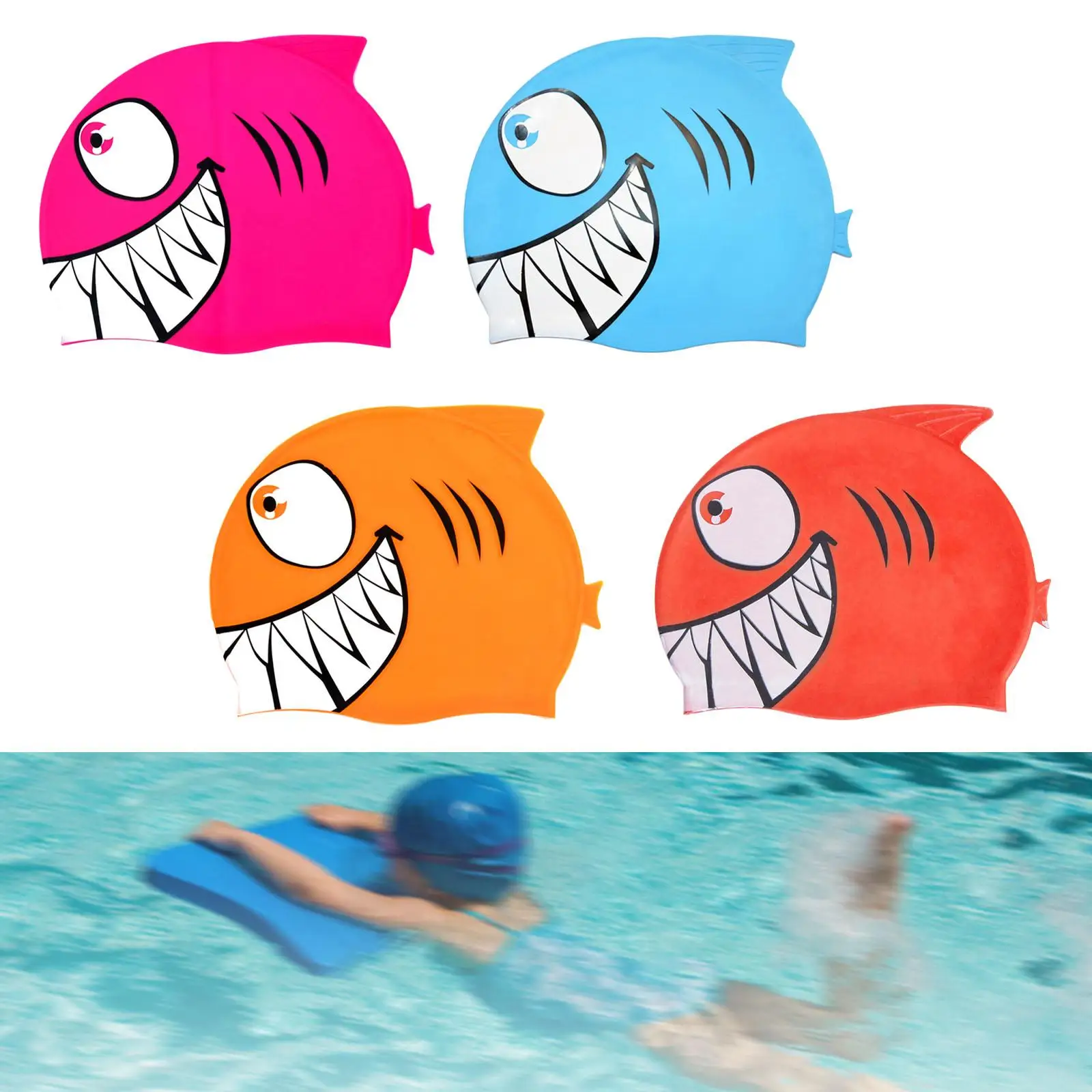 Шапочка для плавания в форме акулы Шапочка для купания для детей с короткими и длинными волосами для подростков
Шапочка для плавания в форме акулы Шапочка для купания для детей с короткими и длинными волосами для подростков