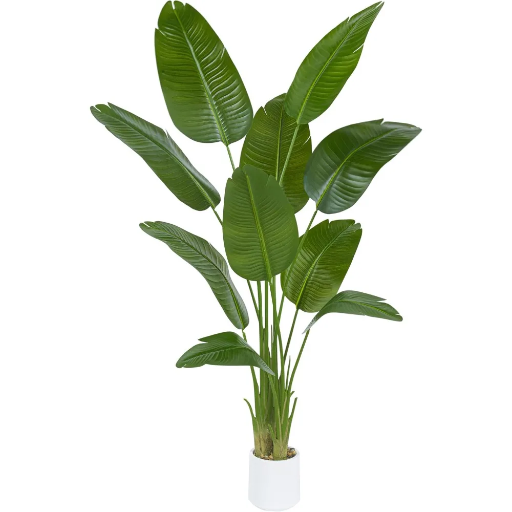 Bird of Paradise Artificial Tree, 6Ft Tall Faux Plant, Fake Banana Leaf Plant Indoor, Faux Palm Tree Faux Floor Plants Tropical
Bird of Paradise Artificial Tree, 6Ft Tall Faux Plant, Fake Banana Leaf Plant Indoor, Faux Palm Tree Faux Floor Plants Tropical