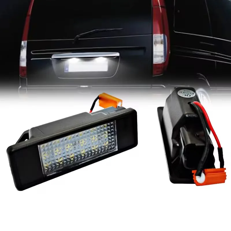 2pcs Error Free White LED Number License Plate Lights Lamps For Mercedes-Benz Vito Viano W639 2003-2014 Sprinter W906 2006-2018
2pcs Error Free White LED Number License Plate Lights Lamps For Mercedes-Benz Vito Viano W639 2003-2014 Sprinter W906 2006-2018