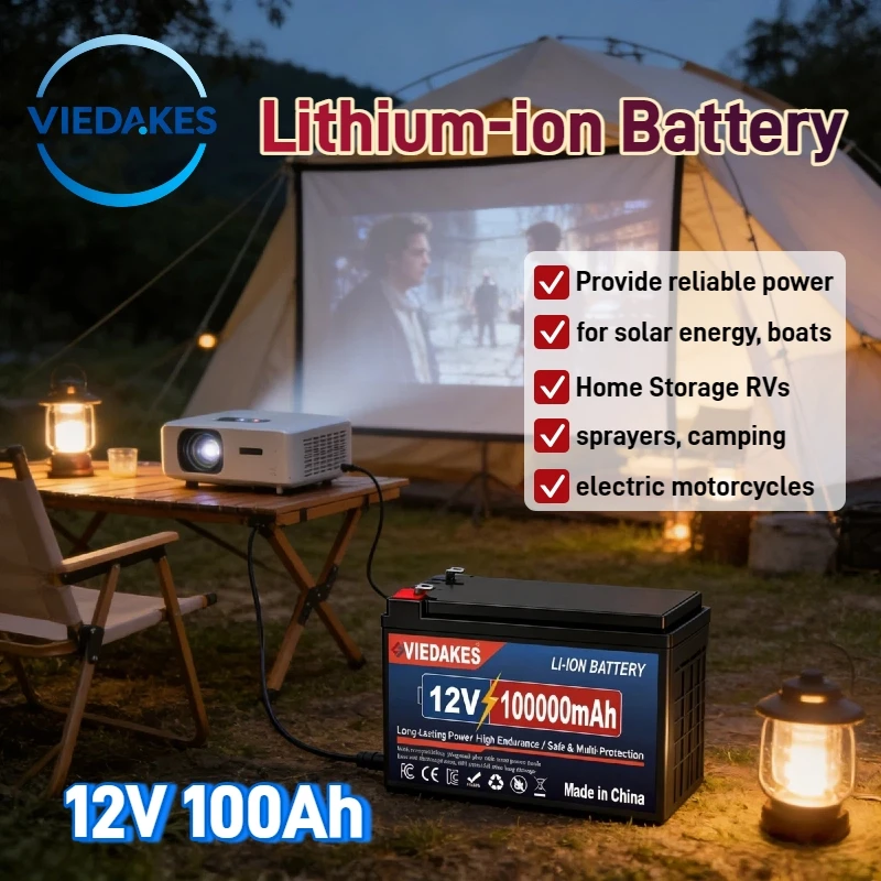 12v lifepo4 battery 100Ah Rechargeable Lithium Ion Battery for Solar Energy RV Boat Outdoor Camping
12v lifepo4 battery 100Ah Rechargeable Lithium Ion Battery for Solar Energy RV Boat Outdoor Camping