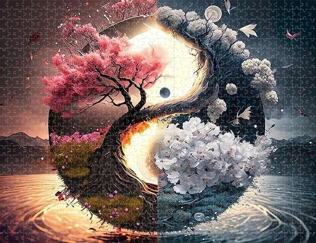 75*50cm 1000 Pieces Jigsaw Puzzle Landscape Tree Taichi Paintings Stress Reducing Toys Holiday gift Perfect for DIY Creative
75*50cm 1000 Pieces Jigsaw Puzzle Landscape Tree Taichi Paintings Stress Reducing Toys Holiday gift Perfect for DIY Creative