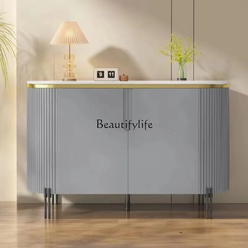Slate dining side cabinet Modern simple light luxury living room integrated wall locker
Slate dining side cabinet Modern simple light luxury living room integrated wall locker