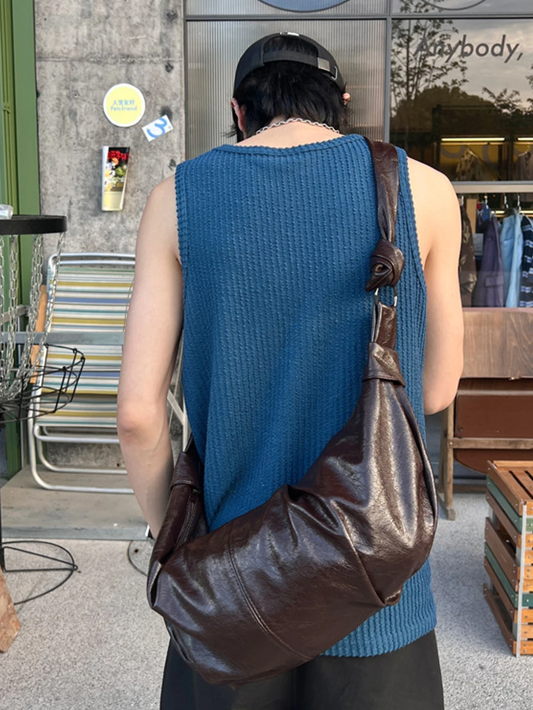 NIN Design Personalized Crescent Loose Hobo Vintage Single Shoulder Slanting Dumpling Bag Men Women Casual PU Trendy
NIN Design Personalized Crescent Loose Hobo Vintage Single Shoulder Slanting Dumpling Bag Men Women Casual PU Trendy