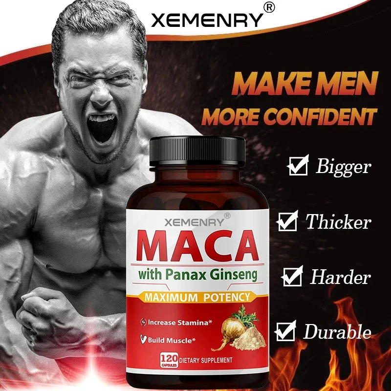Maca Capsules - Increase Size, Hardness, Improve Strength, Relieve Fatigue, Natural, Maca, GinsengSupplements
Maca Capsules - Increase Size, Hardness, Improve Strength, Relieve Fatigue, Natural, Maca, GinsengSupplements