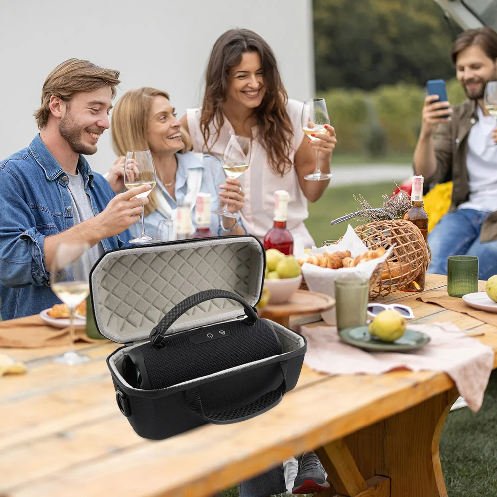 Hard EVA Travel Box with Adjustable Shoulder Strap Carrying Case Storage Bag for Charge 6 Wireless BT Speaker
Hard EVA Travel Box with Adjustable Shoulder Strap Carrying Case Storage Bag for Charge 6 Wireless BT Speaker
