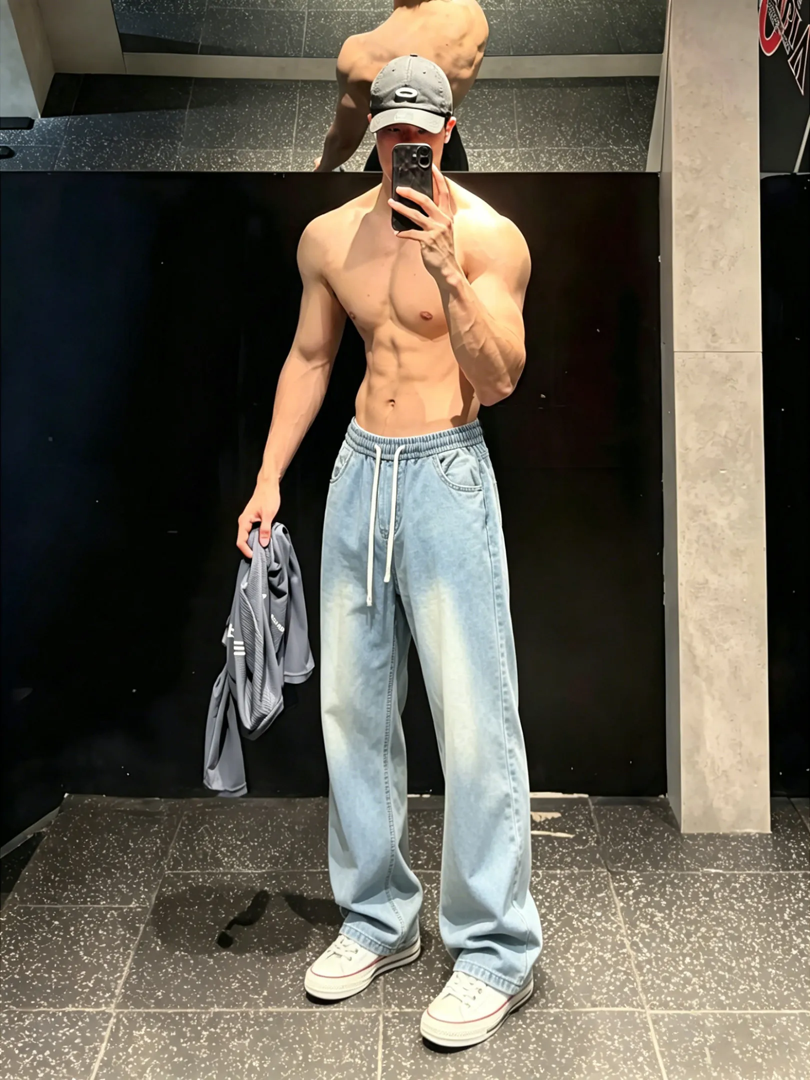 Light Blue Ice Silk Men's Jeans Summer Thin Straight Casual Trousers High Waist Drawstring Teenage Long Pants Wear Resistant
Light Blue Ice Silk Men's Jeans Summer Thin Straight Casual Trousers High Waist Drawstring Teenage Long Pants Wear Resistant