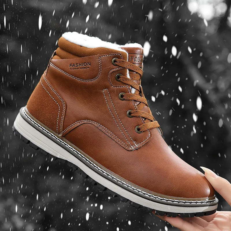 Winter Nice Shoes Plush Outdoor Snow Boot Heel Fashion Keep Warm Luxury Boots Men Non-slip Ankle Botas
Winter Nice Shoes Plush Outdoor Snow Boot Heel Fashion Keep Warm Luxury Boots Men Non-slip Ankle Botas