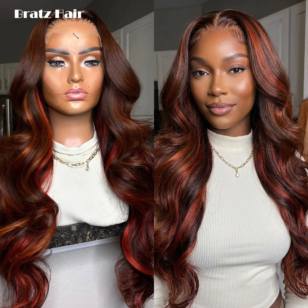 350 Density Lighlight Orange 5by5 Glueless Wig Human Hair P4/350 Highlights 13x6 13x4 HD Lace Front Wigs Ready to Wear Glueless
350 Density Lighlight Orange 5by5 Glueless Wig Human Hair P4/350 Highlights 13x6 13x4 HD Lace Front Wigs Ready to Wear Glueless