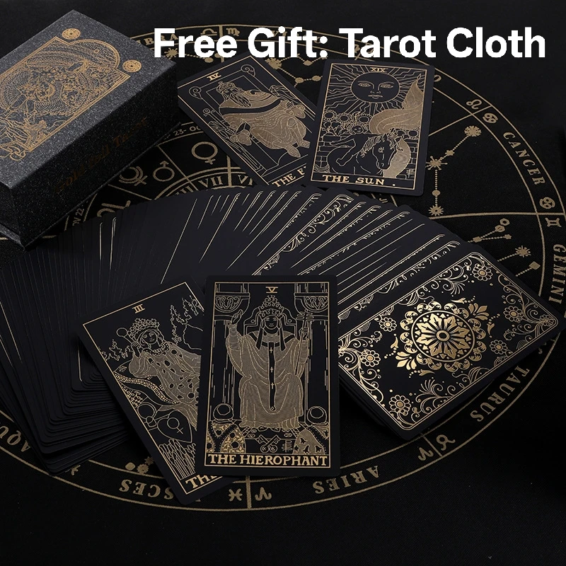 Tarot 78pcs Cards in a Tin Metal Box, Tarot Deck for Divination, Beautiful Package, PVC Waterproof H2O Resistant Durable Cards
Tarot 78pcs Cards in a Tin Metal Box, Tarot Deck for Divination, Beautiful Package, PVC Waterproof H2O Resistant Durable Cards