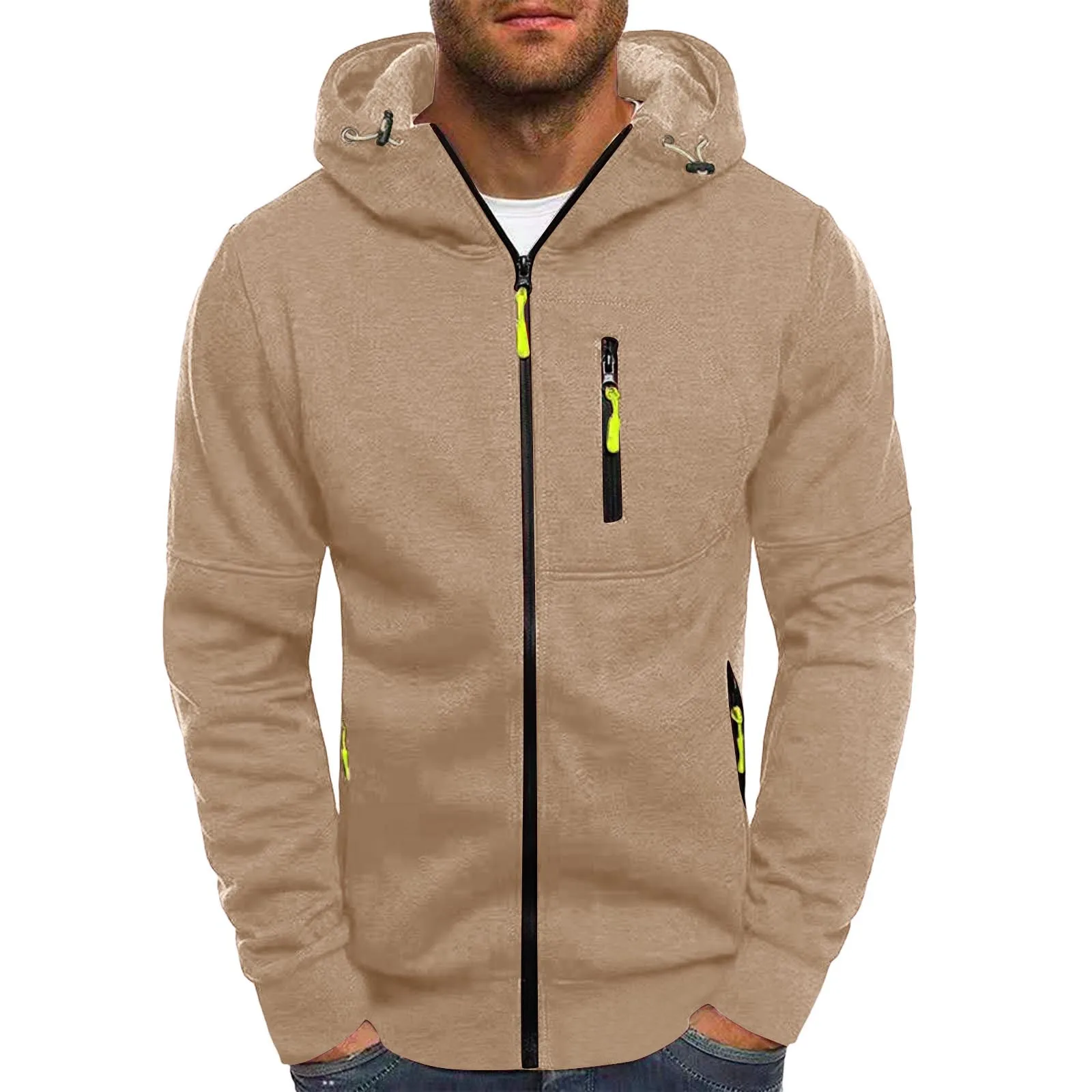 Mens Solid Color Zip Up Hoodies Outdoor Sports Tracksuits Harajuku Oversize Leisure Sweatshirts Hooded Tops Jackets Sudaderas
Mens Solid Color Zip Up Hoodies Outdoor Sports Tracksuits Harajuku Oversize Leisure Sweatshirts Hooded Tops Jackets Sudaderas