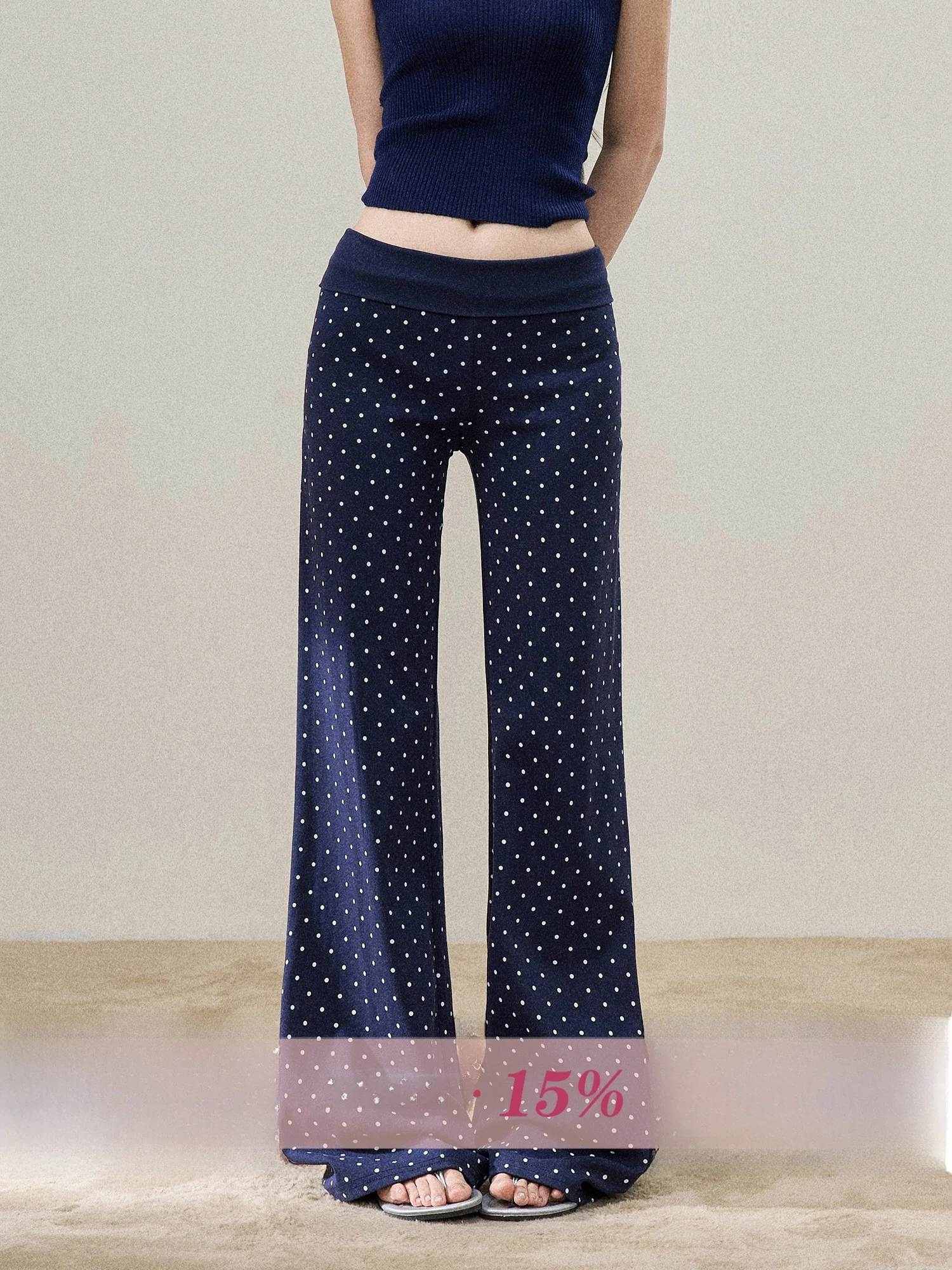 BBT Sweety Low Waist Polka Dot Casual Pants Women Summer Slimming Flared Floor Length Pants Comfortable Soft Cotton Wide Leg
BBT Sweety Low Waist Polka Dot Casual Pants Women Summer Slimming Flared Floor Length Pants Comfortable Soft Cotton Wide Leg